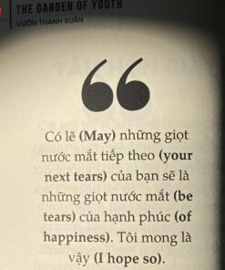 Sách song ngữ: The Garden Of Youth - Vườn Thanh Xuân